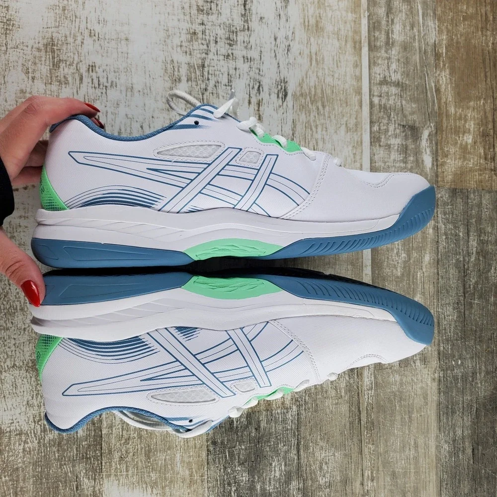 Asics Gel-Renma 2 Mens Tennis Shoes Sz 10.5 White Menthol Lace Up Round Toe